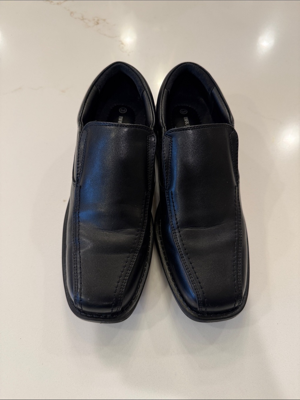 Boy’s Black Slip-On Dress Loafers